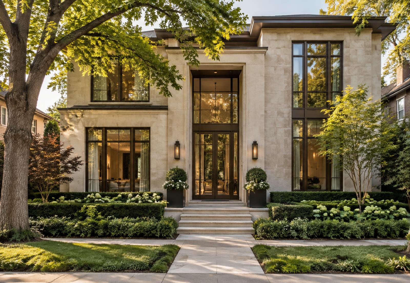 Conceptual architectural view for Cherry Creek Residence