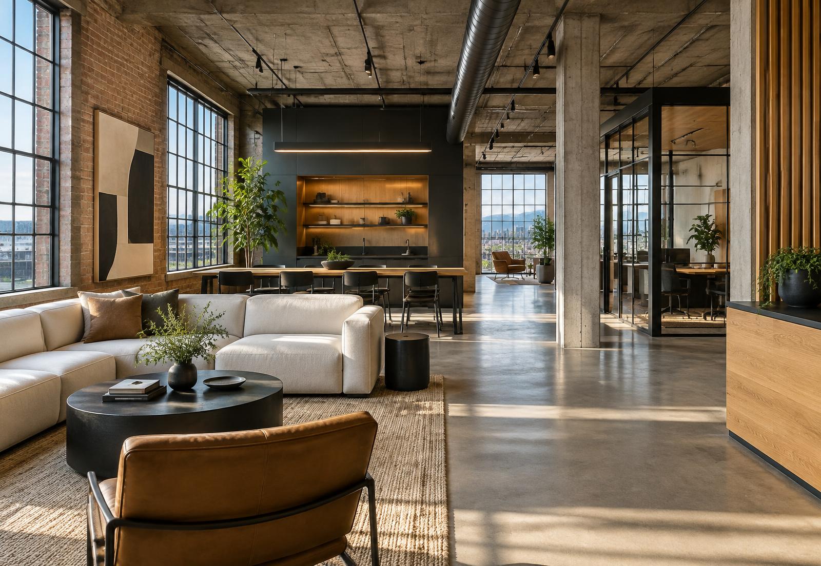 Conceptual architectural view for RiNo Creative Office